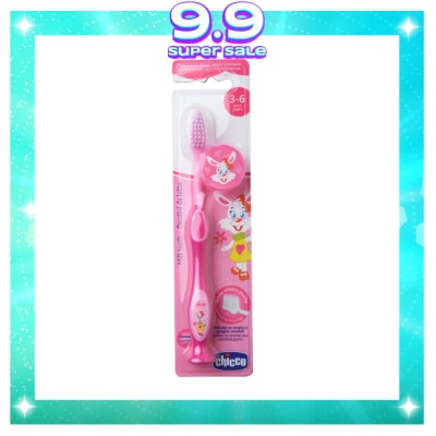CHICCO Milk Teeth Toothbrush Pink Purple 3 to 6 years old
