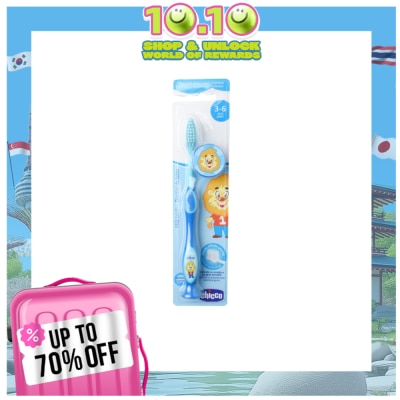 CHICCO Milk Teeth Toothbrush Green Blue 3 to 6 years old