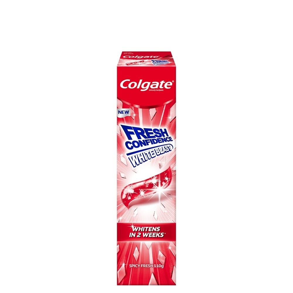 COLGATE Fresh Confidence White Blast Spicy Fresh Toothpaste 110g