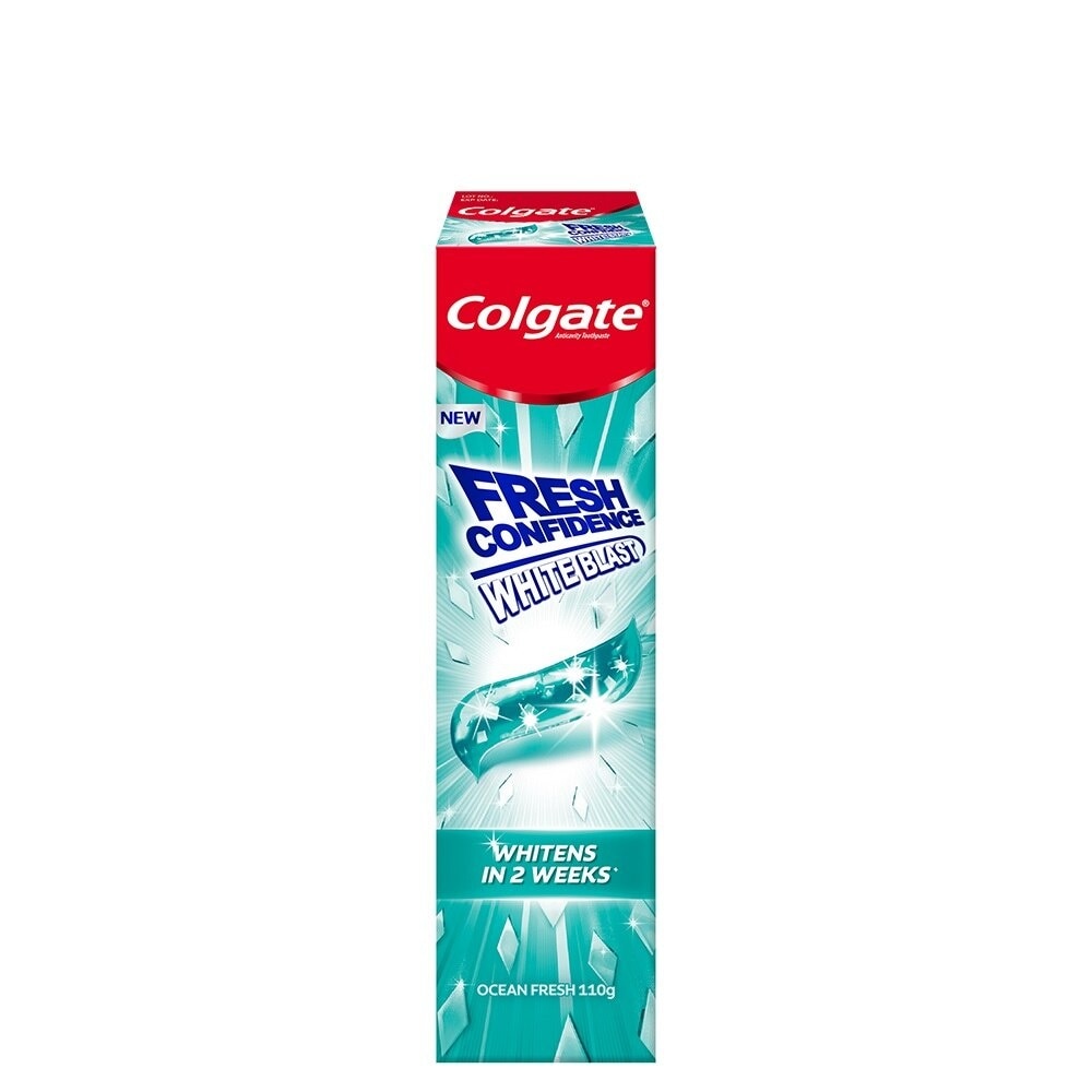 COLGATE Fresh Confidence White Blast Ocean Fresh Toothpaste 110g