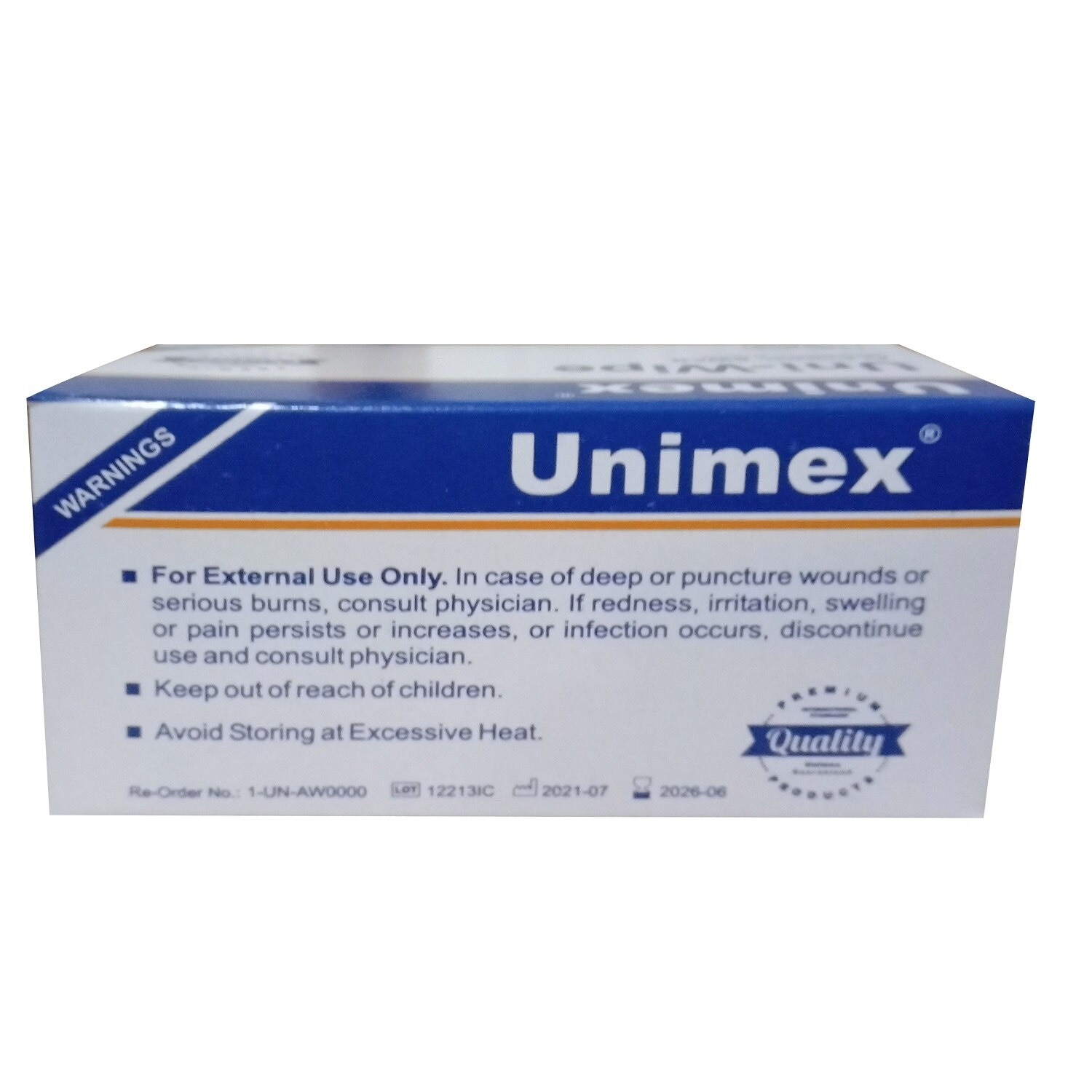 Uni-Wipe Alcohol Swab 100s