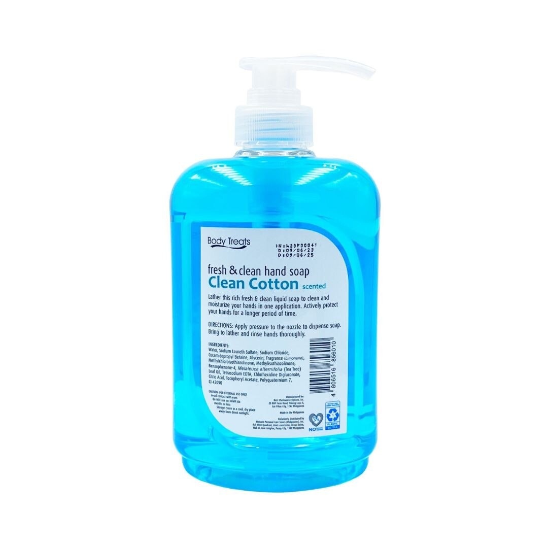 Fresh and Clean hand Soap Clean Cotton Scented 750ml