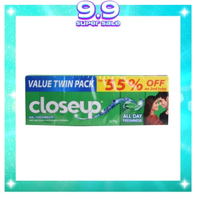 CLOSE UP Anti-Bacteria Toothpaste Men 175ml - Fresh 2s