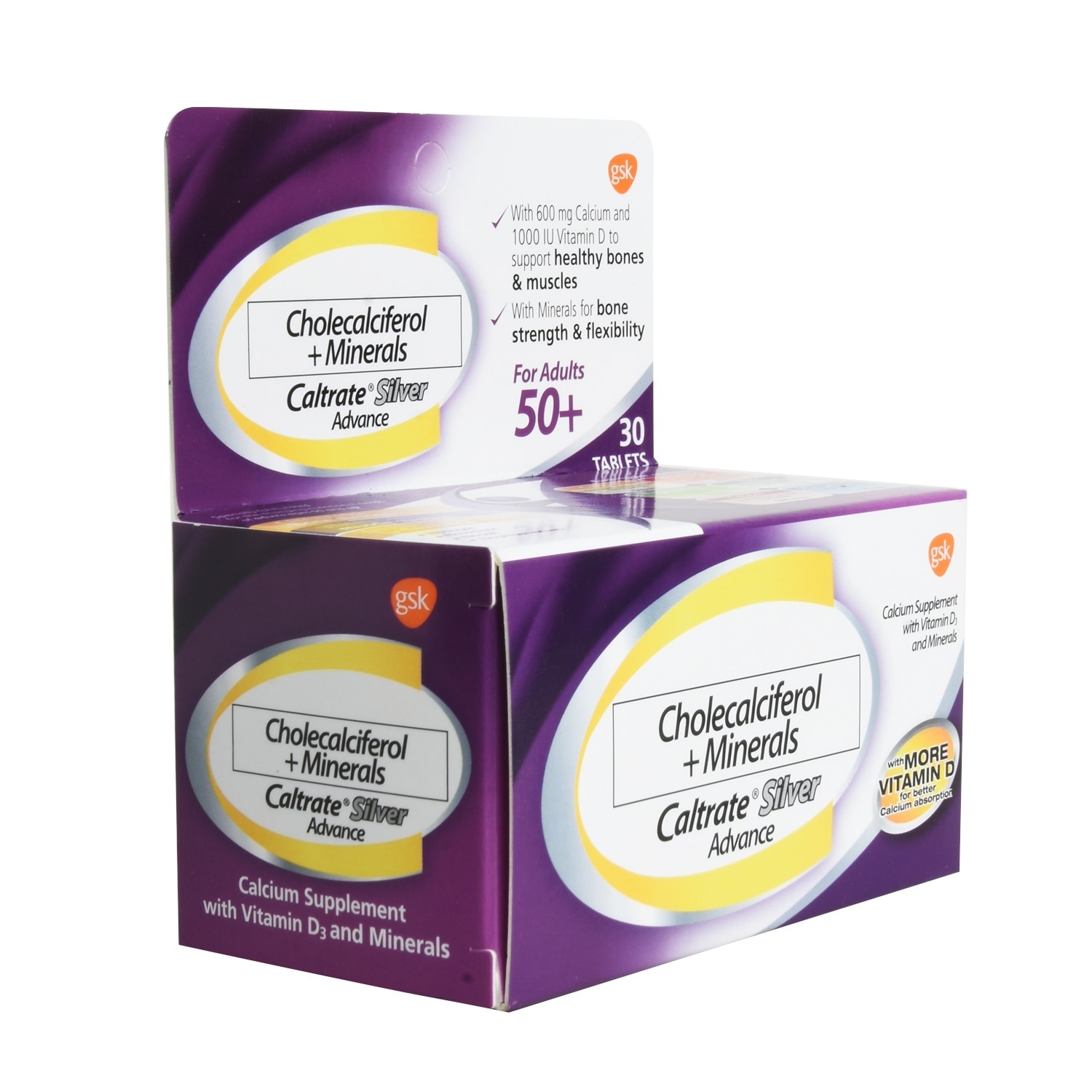 Silver Advance Cholecalciferol + Minerals 30s