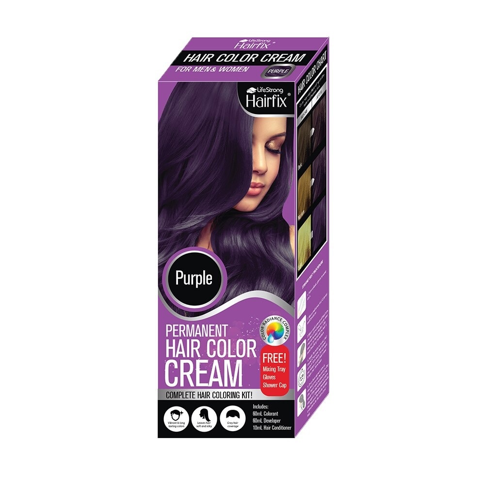 Permanent Hair Color Cream Purple 120ml BUY 1 TAKE 1