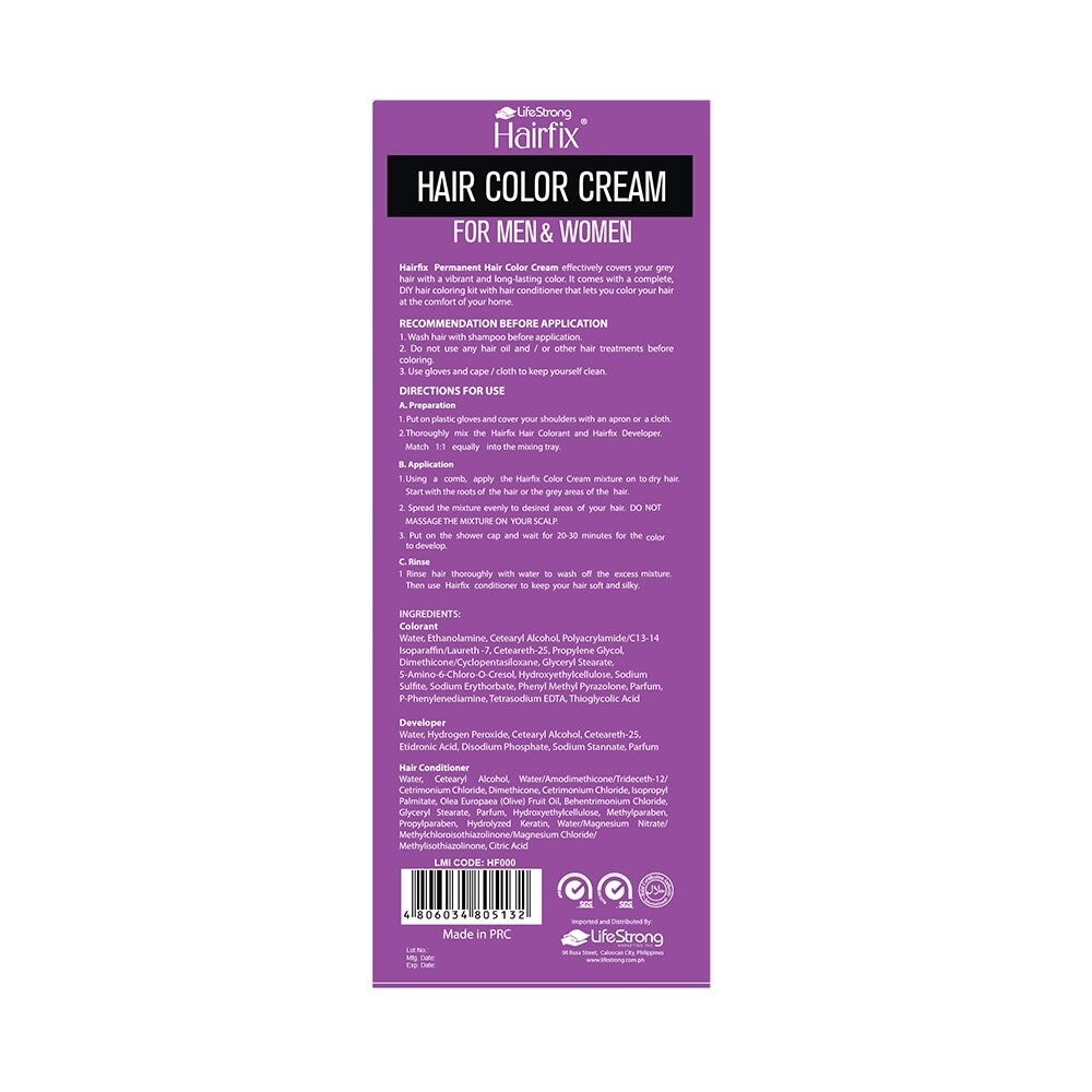 Permanent Hair Color Cream Purple 120ml BUY 1 TAKE 1