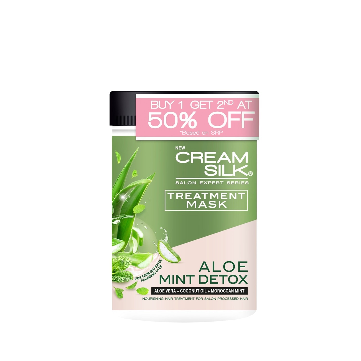 Treatment Mask Aloe Mint Detox 650ml BUY ONE GET 2ND AT 50% OFF