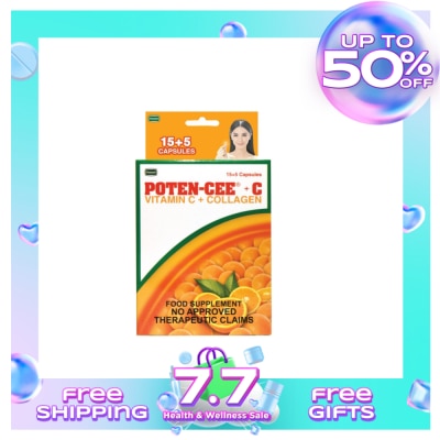 POTENCEE COLLAGEN POTENCEE Plus Collagen 15+5 Capsules