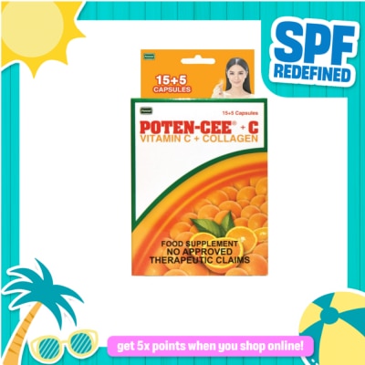 POTENCEE COLLAGEN - POTENCEE Plus Collagen 15+5 Capsules