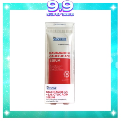 DR SENSITIVE Niacinamide 5% & Salicylic Acid Serum 30ml