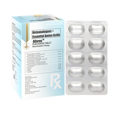 ALFAREN Ketoanalogues + Essential Amino Acids 1 Film Coated Tablet (sold per piece) [PRESCIPTION REQUIRED]