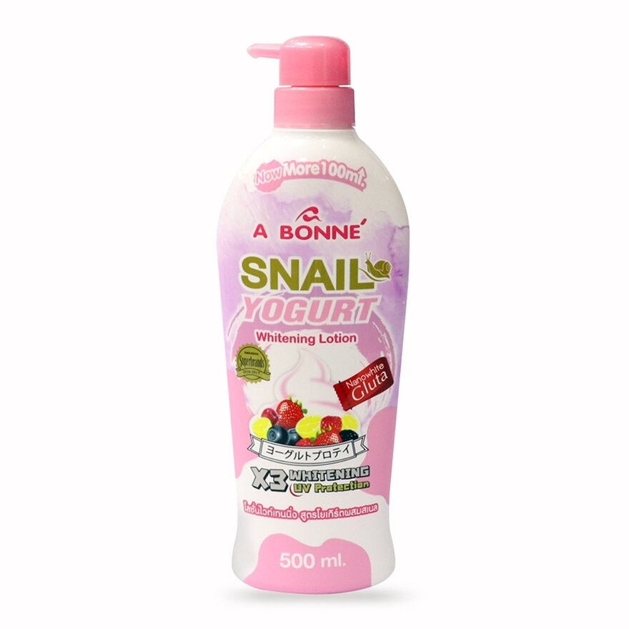 ABONNE SNAIL YOGURT WHITENING LOTION 500ML