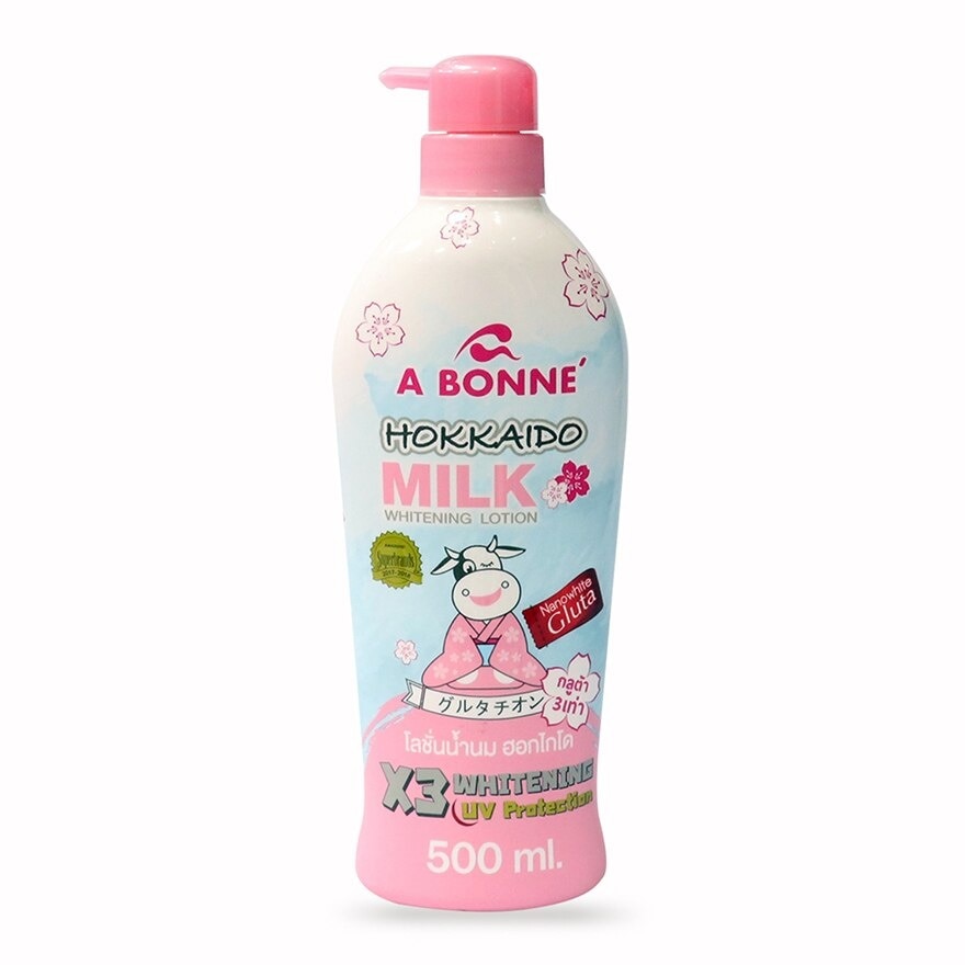 ABONNE HOKKAIDO MILK WHITENING LOTION 500ML