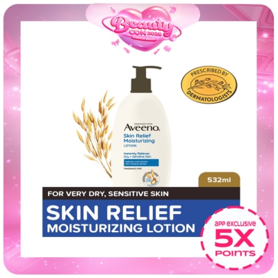 AVEENO - Aveeno Skin Relief Body Lotion 532ml - Lotion for Sensitive/Dry/Itchy Skin, Eczema,Atopic Dermatitis