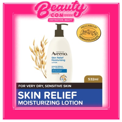 AVEENO Aveeno Skin Relief Body Lotion 532ml - Lotion for Sensitive/Dry/Itchy Skin, Eczema,Atopic Dermatitis
