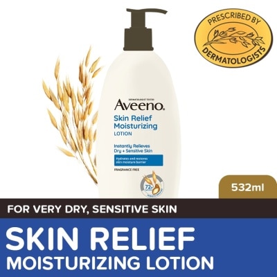 AVEENO Aveeno Skin Relief Body Lotion 532ml - Lotion for Sensitive/Dry/Itchy Skin, Eczema,Atopic Dermatitis