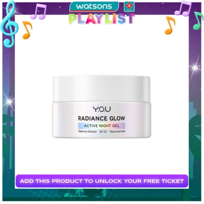 YOU Y.O.U RADIANCE GLOW ACTIVE NIGHT GEL - 30G