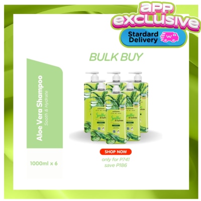 WATSONS WATSONS love my hair soothe & hydrated kertin booster aloe vera & lilac shampoo 6s 1L