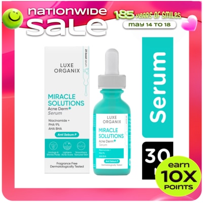 LUXE ORGANIX - LUXE ORGANIX Miracle Solutions AHA BHA Serum 30ml