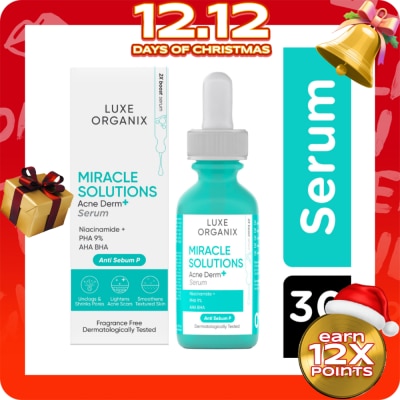 LUXE ORGANIX LUXE ORGANIX Miracle Solutions AHA BHA Serum 30ml