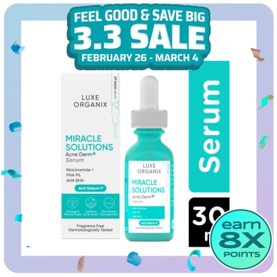 LUXE ORGANIX LUXE ORGANIX Miracle Solutions AHA BHA Serum 30ml