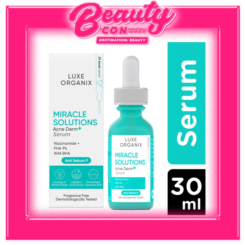 LUXE ORGANIX Miracle Solutions AHA BHA Serum 30ml