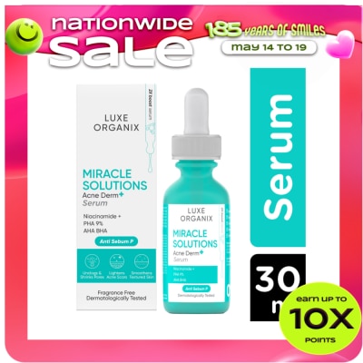LUXE ORGANIX - LUXE ORGANIX Miracle Solutions AHA BHA Serum 30ml