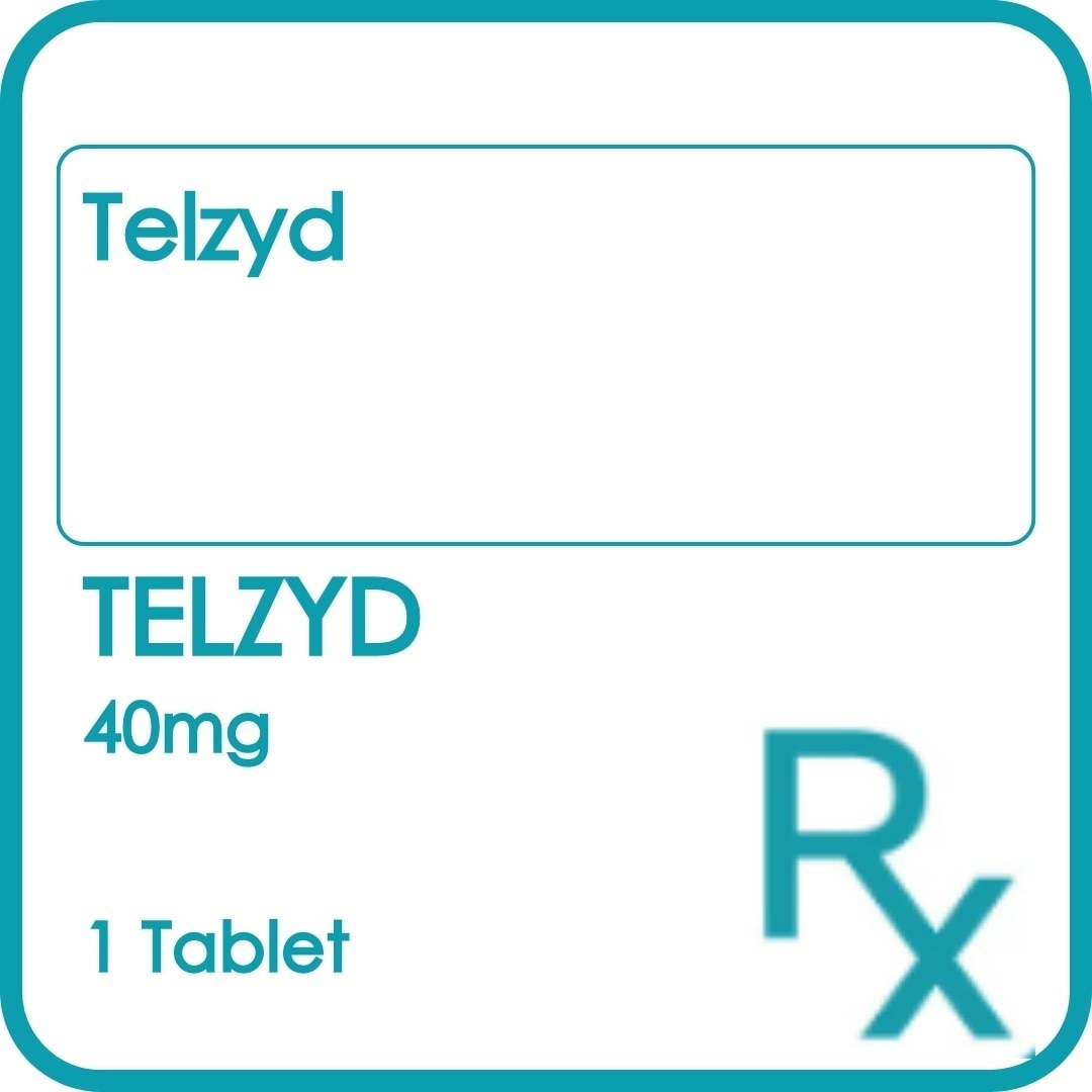 TELZYD 40mg Sold Per Piece [PRESCRIPTION REQUIRED]
