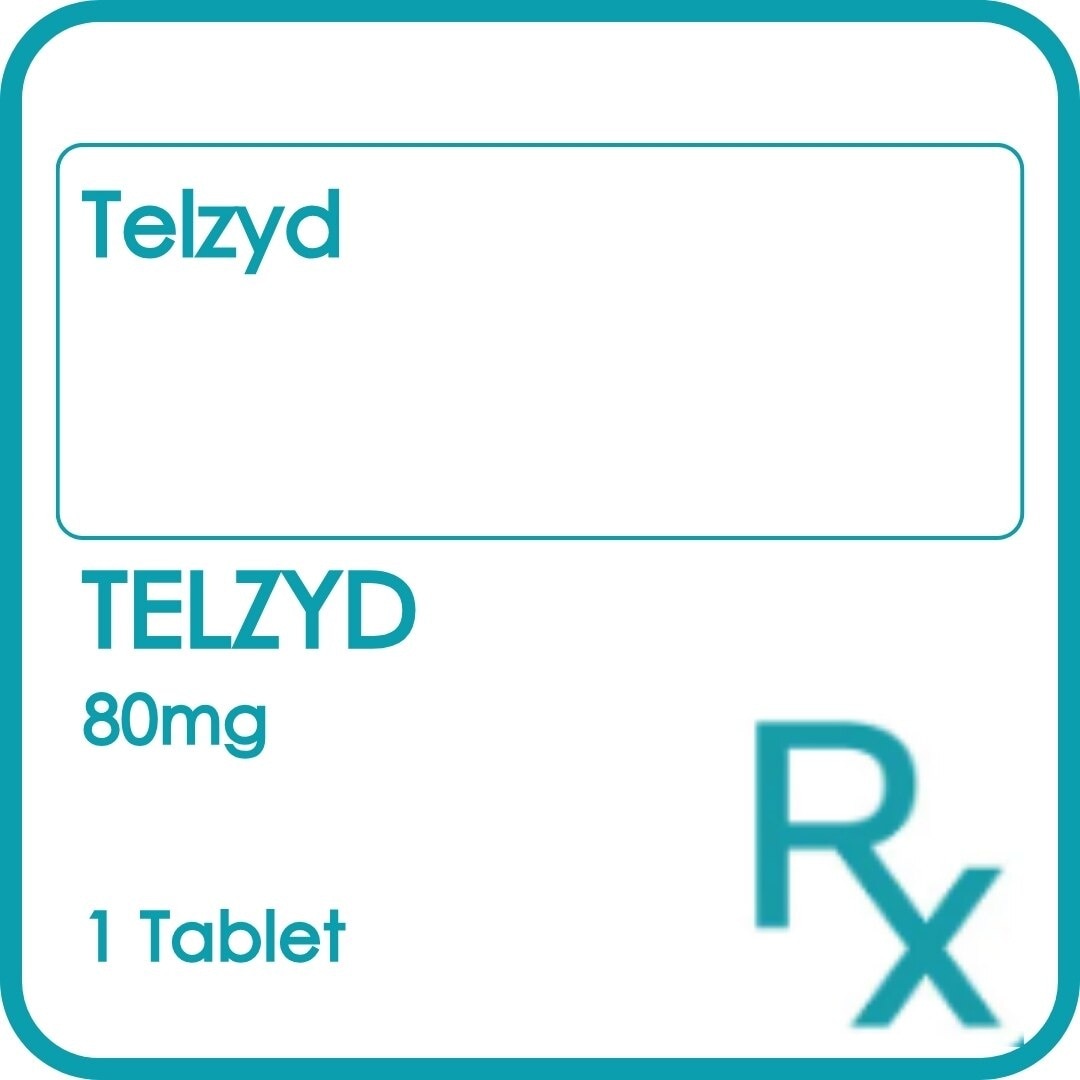 TELZYD 80mg Sold Per Piece [PRESCRIPTION REQUIRED]