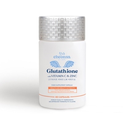 CHEONSA Glutathione with Vitamin C + Zinc 500mg x 60 Capsules