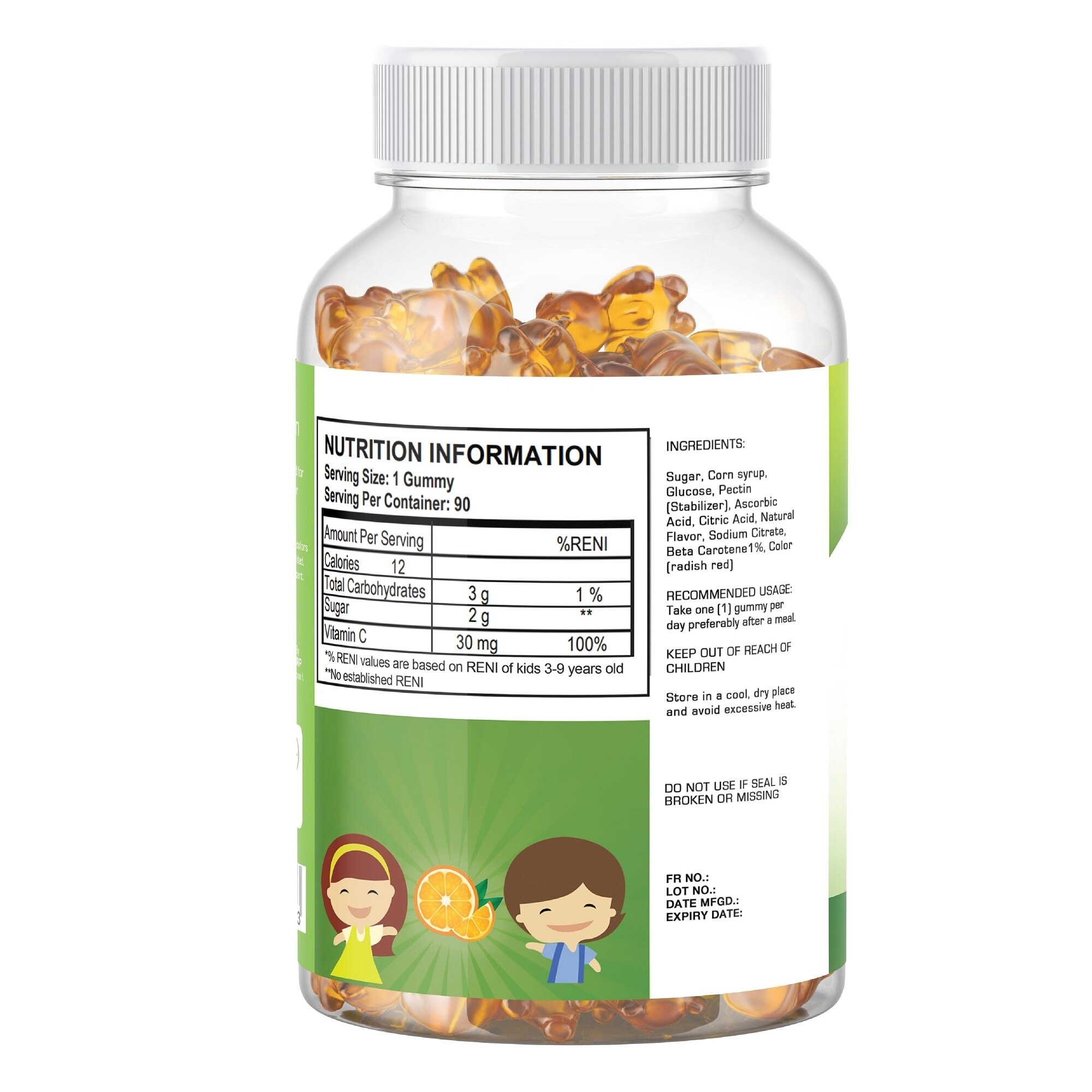 Vitamin C Kids 1 Bottle (90 Gummies)