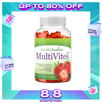 HEALTH FUSION MultiVites Kids 180g 1 Bottle (90 Gummies)