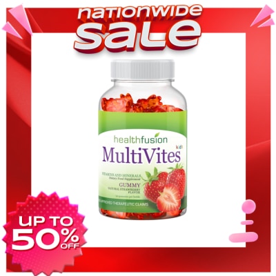 HEALTH FUSION MultiVites Kids 180g 1 Bottle (90 Gummies)