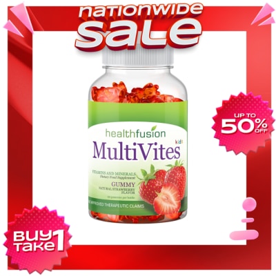 HEALTH FUSION MultiVites Kids 180g 1 Bottle (90 Gummies)