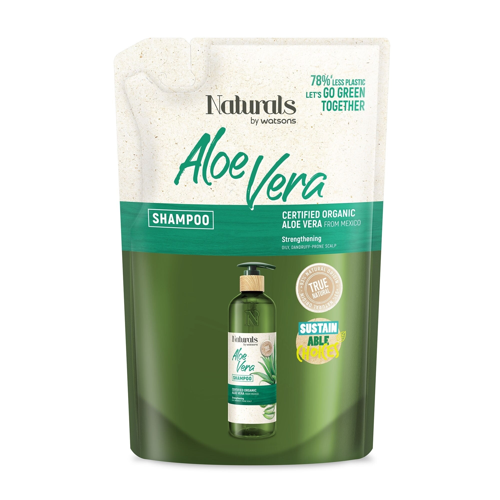 Aloe Vera Shampoo Refill 450ml