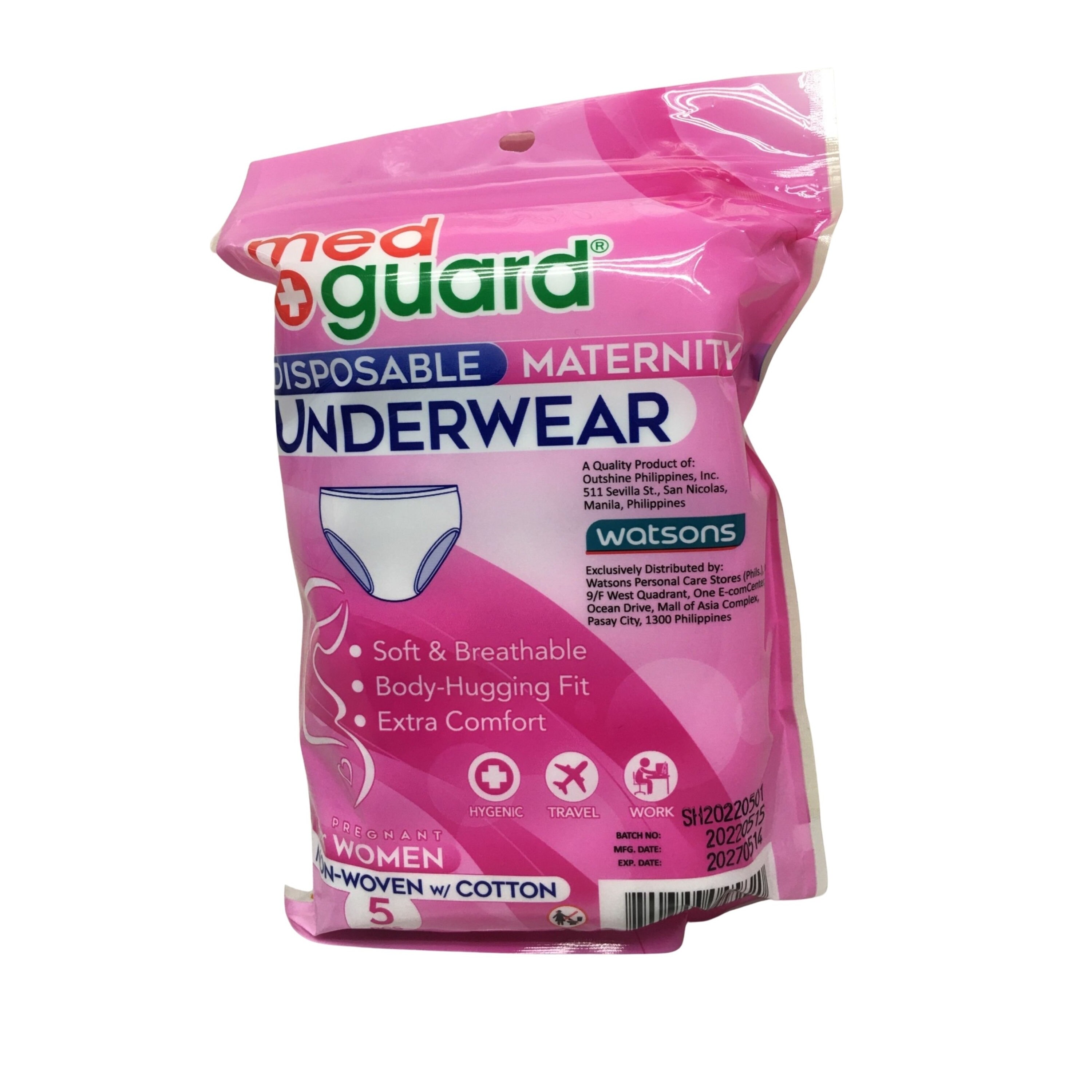 MED GUARD Disposable Maternity Underwear 5s Watsons Philippines