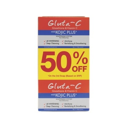 GLUTA C GLUTA C Kojic Soap 60g Bundle Saver
