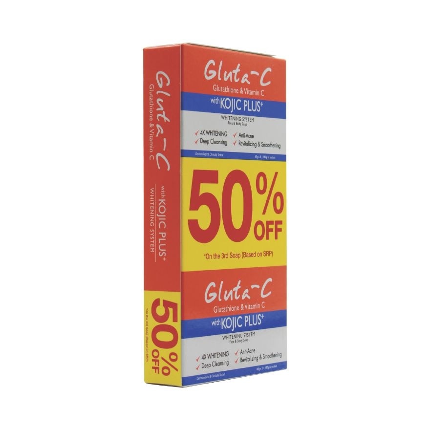 GLUTA C Kojic Soap 60g Bundle Saver