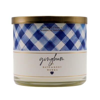 BATH N BODY WORKS Gingham - 3 Wick Candle