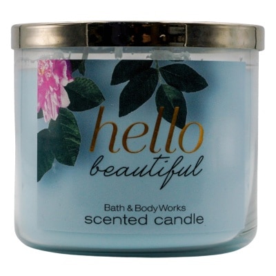 BATH N BODY WORKS Hello Beautiful - 3 Wick Candle