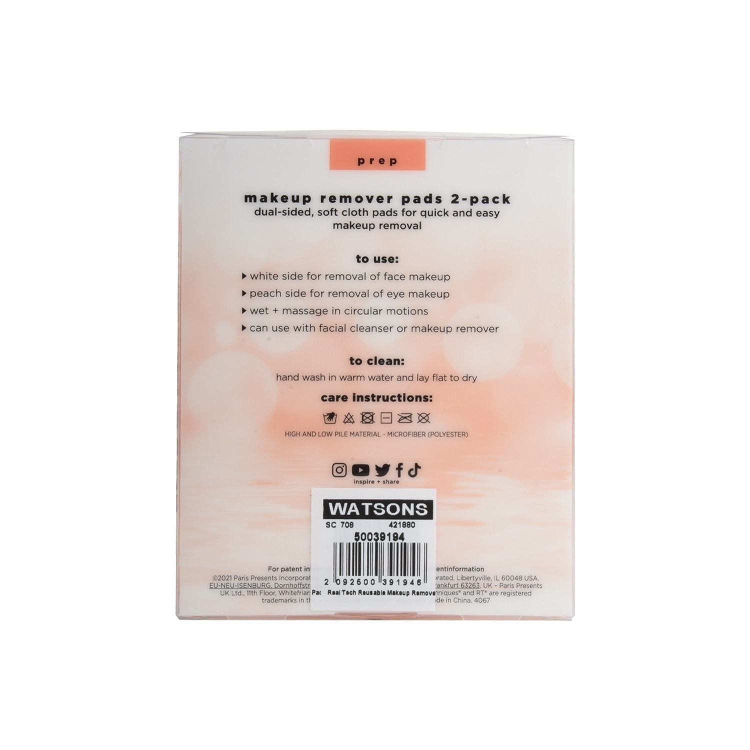 Makeup Remover Pads 2-pack