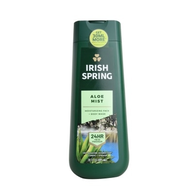 IRISH SPRING Aloe Mist Moisturizing Face + Bodywash 20oz