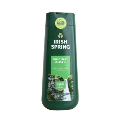 IRISH SPRING Original Clean Moisturizing Face + Bodywash 20oz