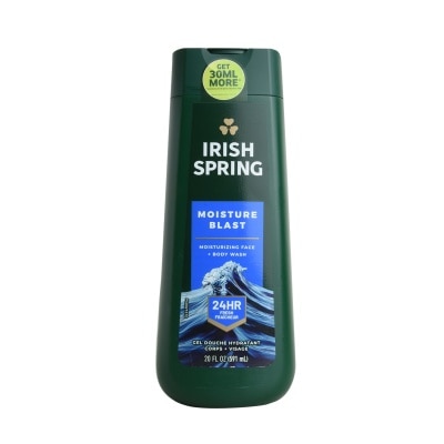 IRISH SPRING Moisture Blast Moisturizing Face + Bodywash 20oz