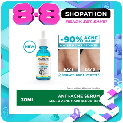 GARNIER - Bright Complete Anti Acne Serum (30ml) with Niacinamide image