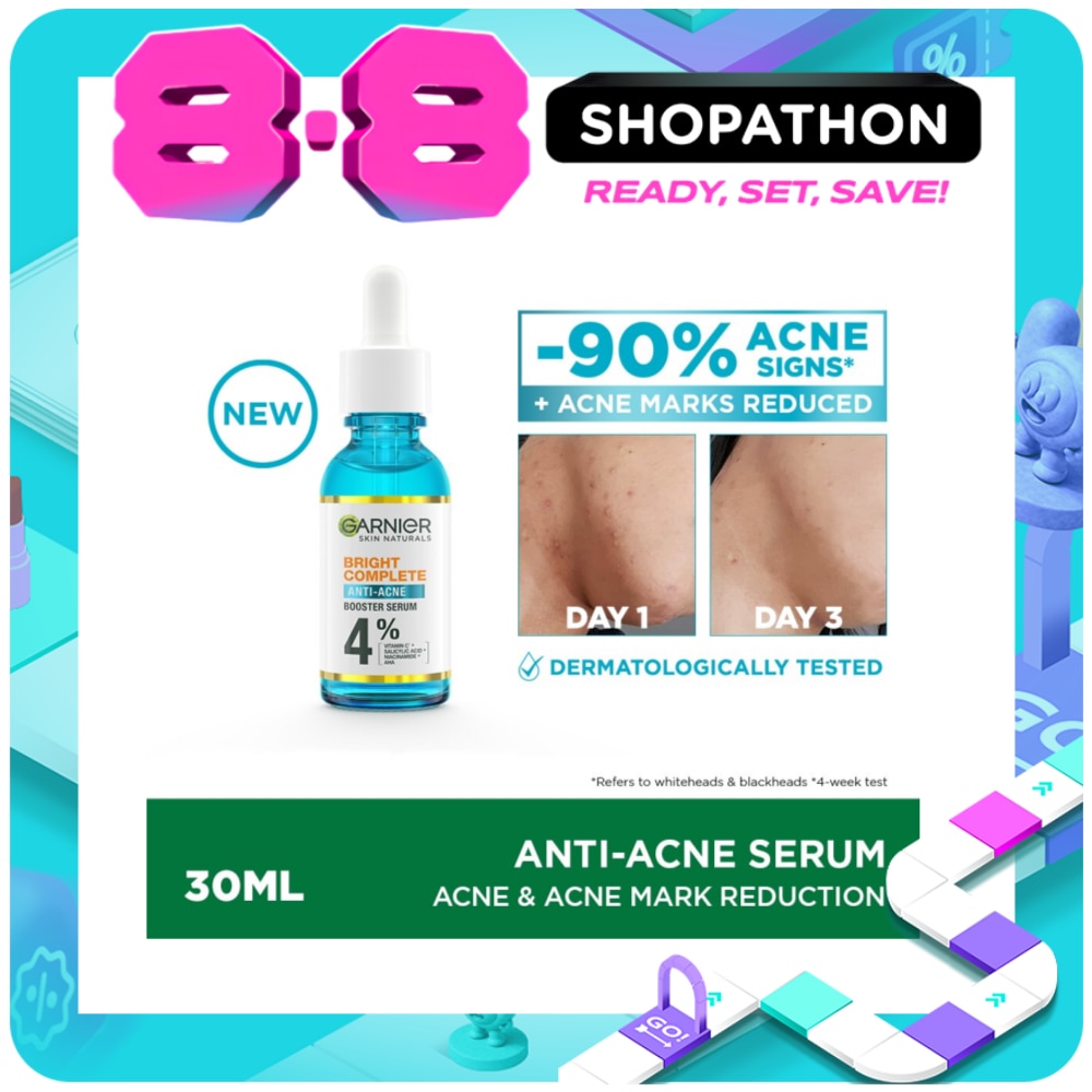GARNIER Bright Complete Salicylic Acid Anti-Acne Serum 30ml image
