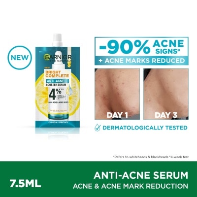 GARNIER Bright Complete Anti Acne Serum (7.5ml) with Niacinamide