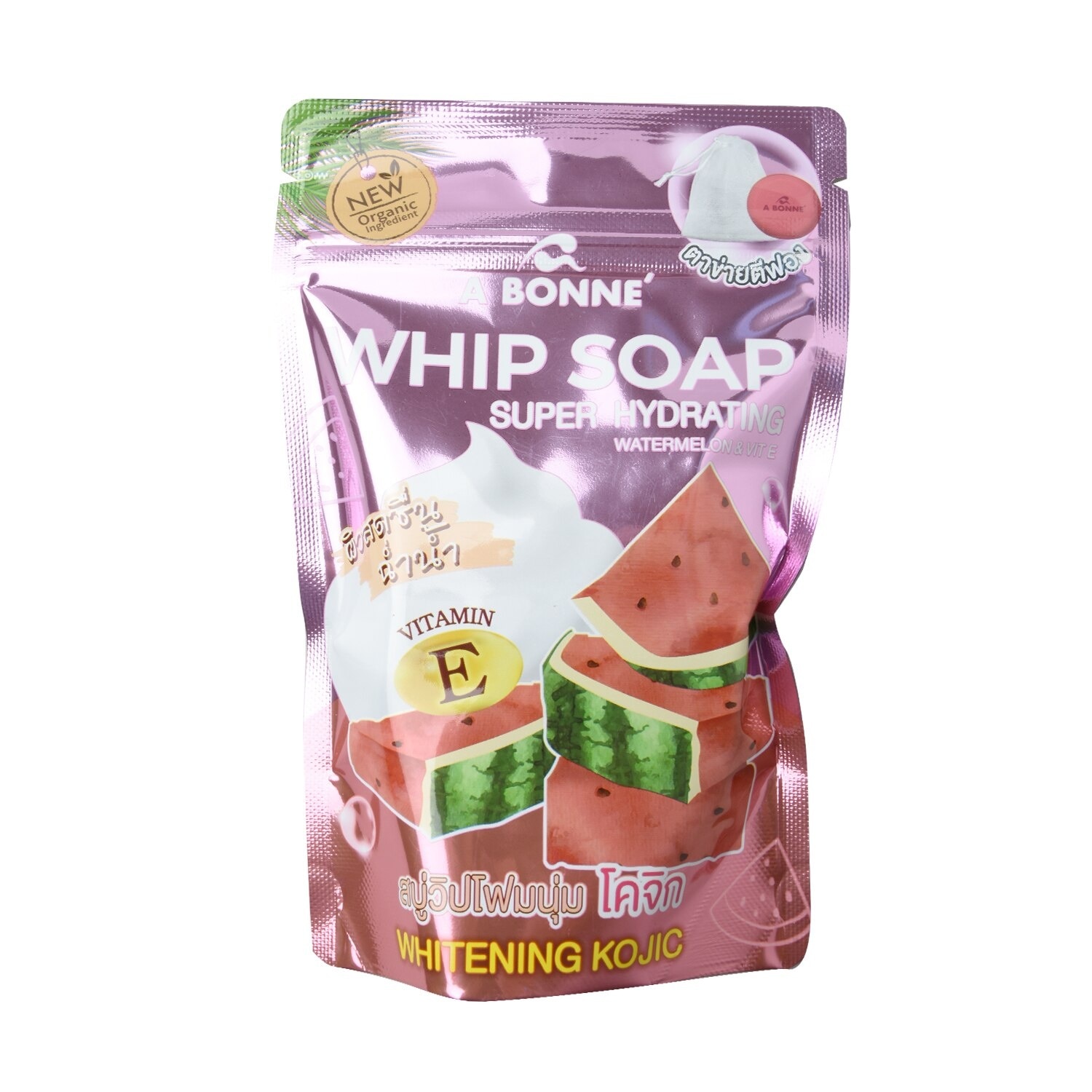 Whip Soap Super Hydrating Watermelon and Vitamin E 100g