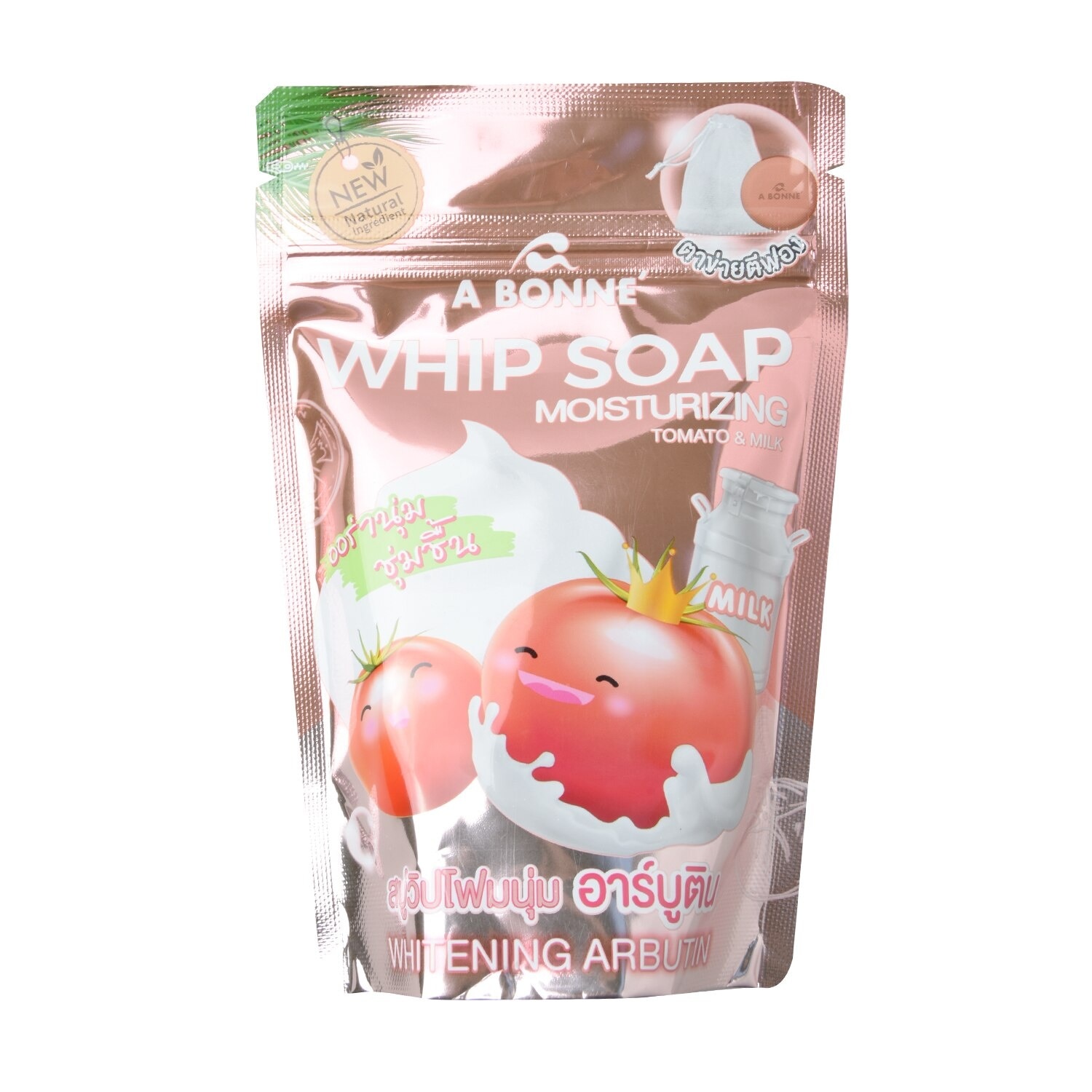 Whip Soap Moisturizing Tomato and Milk 100g