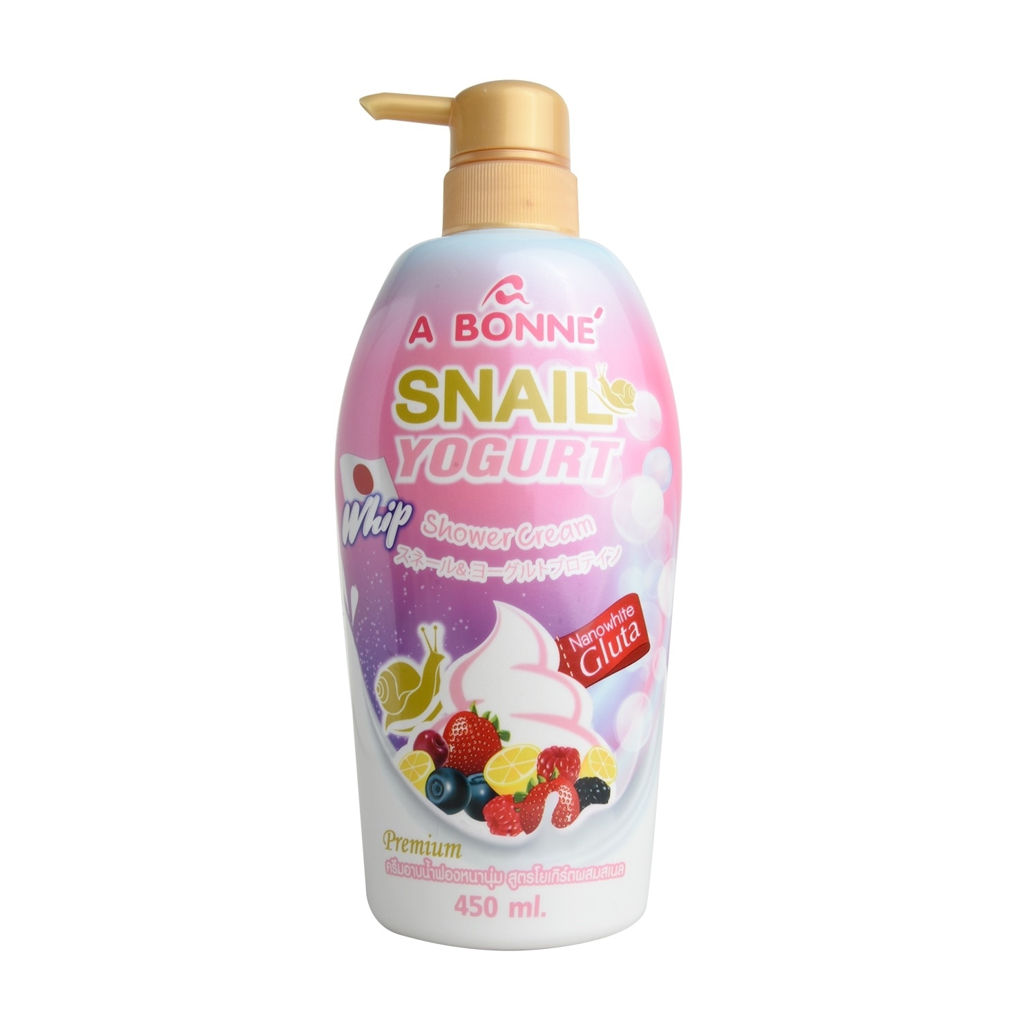 Snail Yogurt Whip Shower Cream 450ml